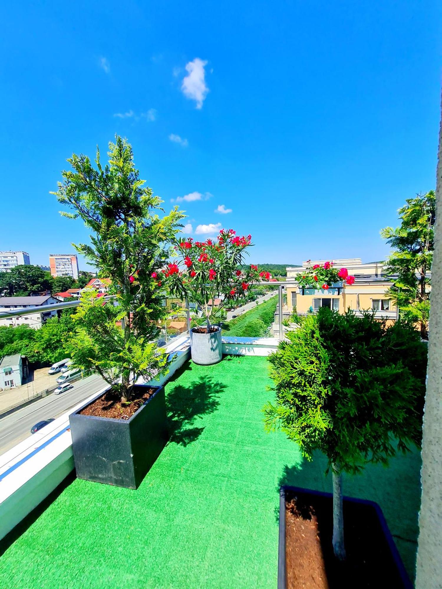Penthouse View Aeroport Iasi Appartement Buitenkant foto